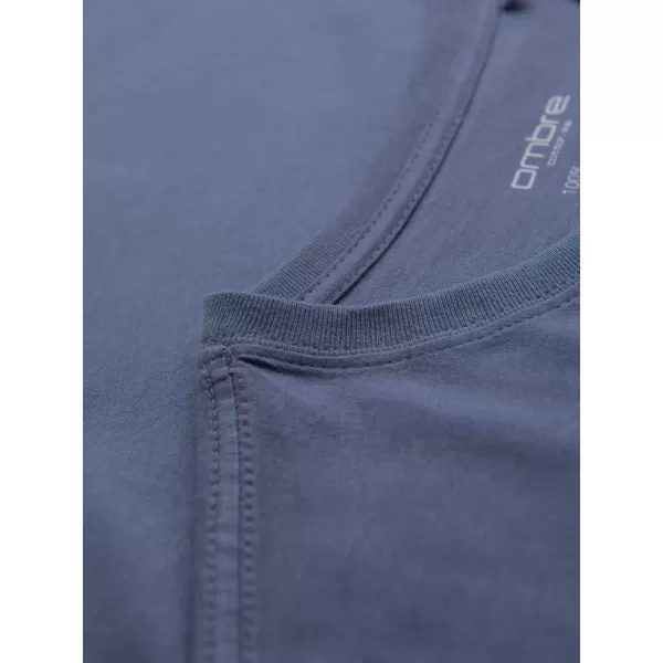  Cămaşă OMBRE OM-TSBS-0236 DENIM ALBASTRU 