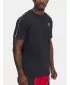 Tricou pentru bărbați UNDER ARMOUR ICON HWT TEE TAPING 1390300-001 NEGRU