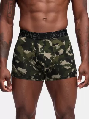 Boxeri pentru bărbați UNDER ARMOUR M PERF COTTON NOV 3IN 1383892-391 VERDE