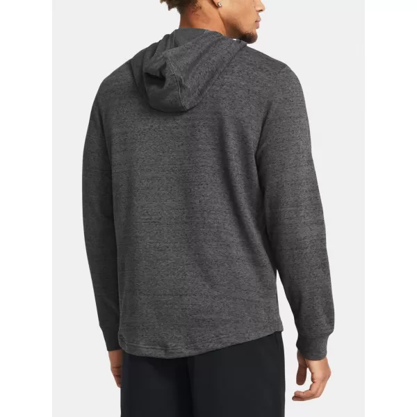  Hanorac pentru bărbați UNDER ARMOUR RIVAL TERRY GRAPHIC HOOD 1386047-025 GRI 