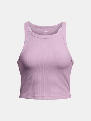 Maieu de damă UNDER ARMOUR MERIDIAN RIB CROP TANK 1384008-543 VIOLET