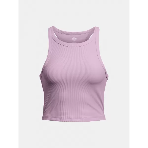  Maieu de damă UNDER ARMOUR MERIDIAN RIB CROP TANK 1384008-543 VIOLET 