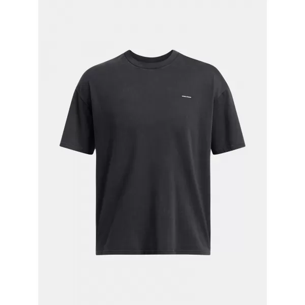  Tricou pentru bărbați UNDER ARMOUR M HW OS LOGO WASH SS 1389147-001 NEGRU 