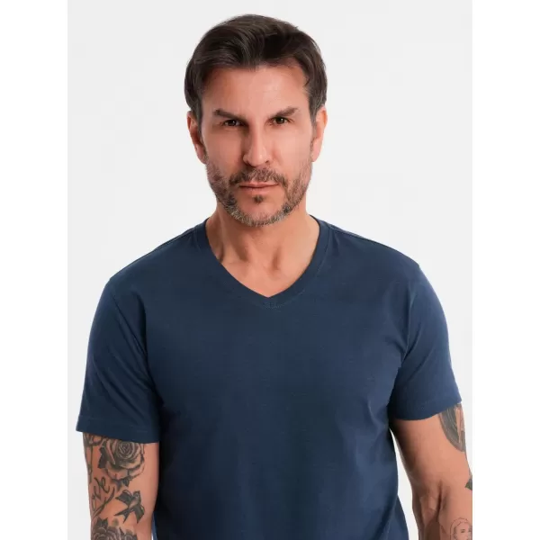 Cămaşă OMBRE OM-TSBS-0237 ALBASTRU MARIN 