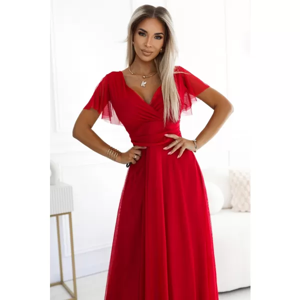  Rochie NUMOCO NASTIA 562-7 ROŞU 