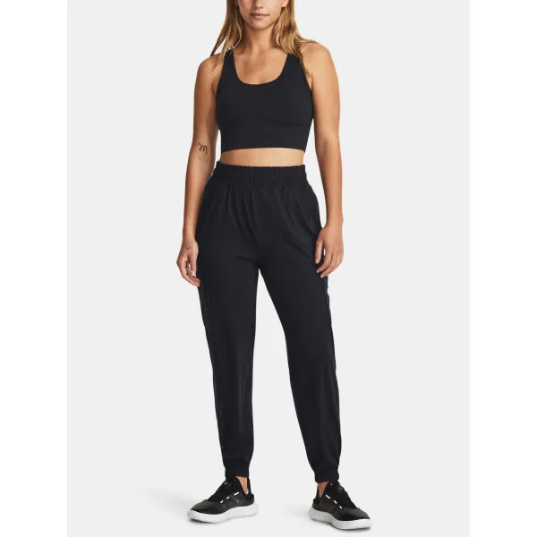 Pantaloni de trening pentru femei UNDER ARMOUR MERIDIAN CARGO JOGGER 1382524-001 NEGRU 