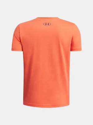 Tricou băieți UNDER ARMOUR B BOXED SPORTS UPDATE SS 1388672-847 PORTOCALE