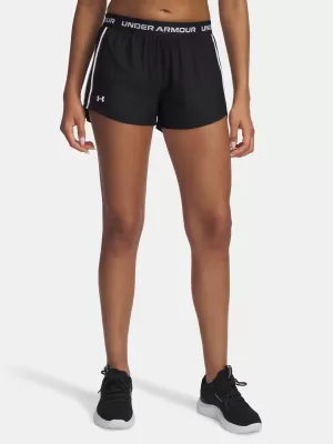 Pantaloni scurți de damă UNDER ARMOUR TECH PLAY UP SHORTS 1389882-002 NEGRU
