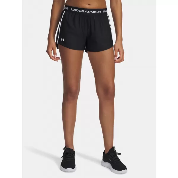  Pantaloni scurți de damă UNDER ARMOUR TECH PLAY UP SHORTS 1389882-002 NEGRU 