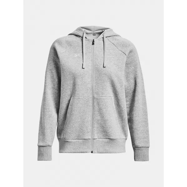  Hanorac de dama UNDER ARMOUR RIVAL FLEECE FZ HOODIE 1379497-012 GRI 