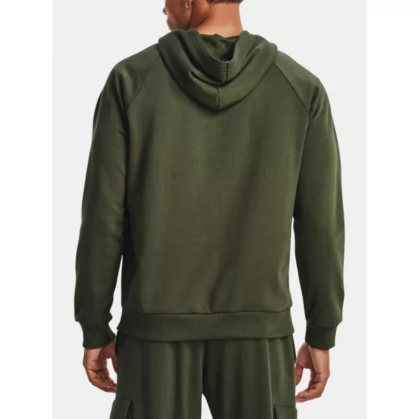  Hanorac pentru bărbați UNDER ARMOUR RIVAL FLEECE HOODIE 1379757-390 VERDE 