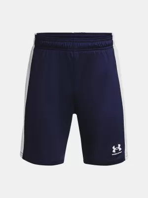 Pantaloni scurți pentru băieți UNDER ARMOUR BS CH. KNIT SHORT 1379705-410 ALBASTRU