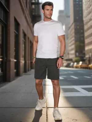 Pantaloni scurţi DSTREET SX2475 GRI ÎNCHIS