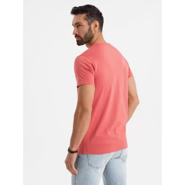  Cămaşă OMBRE OM-TSBS-0236 CORAL 