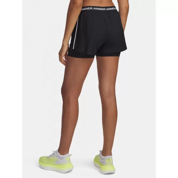  Pantaloni scurți de damă UNDER ARMOUR TECH PLAY UP 2IN1 SHORTS 1389895-001 NEGRU 