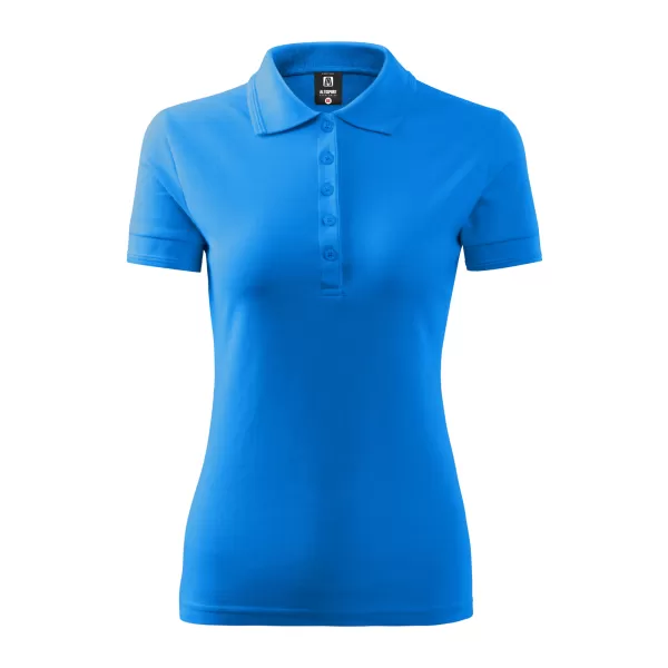  Tricou de damă cu guler ALTISPORT NoPrint NP/ALW012 SNORKEL ALBASTRU 
