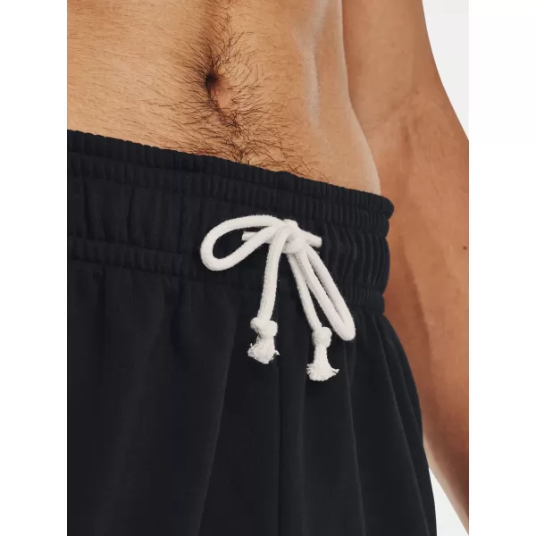  Pantaloni scurți pentru bărbați UNDER ARMOUR RIVAL TERRY 6IN SHORT 1382427-001 NEGRU 