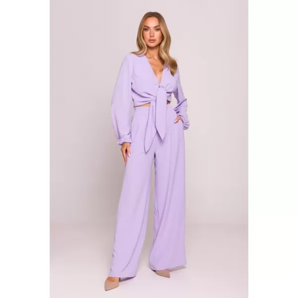  Crop top de damă MOE M861 VIOLET 