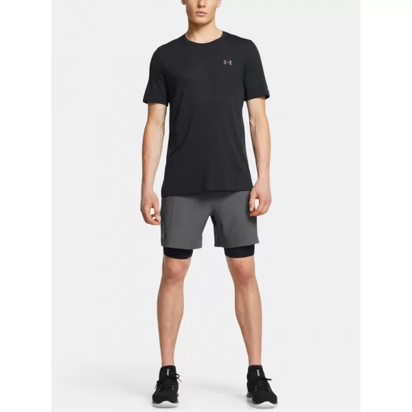  Pantaloni scurți pentru bărbați UNDER ARMOUR VANISH WOVEN 2IN1 STS 1373764-025 GRI 
