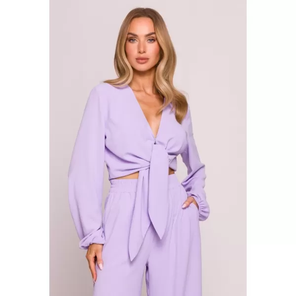  Crop top de damă MOE M861 VIOLET 
