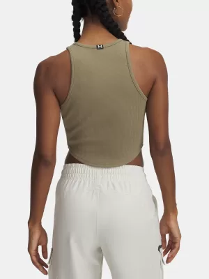 Maieu de damă UNDER ARMOUR RIVAL RIB TANK 1389798-251 MARO
