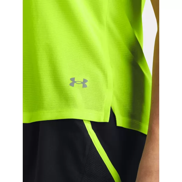  Tricou pentru femei UNDER ARMOUR LAUNCH SHORTSLEEVE 1382434-731 VERDE 