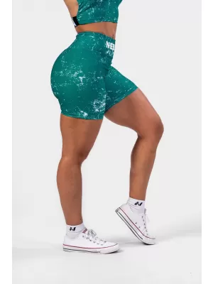 Pantaloni scurți HAMMIES 615 VERDE Nebbia cu talie înaltă de 5 inci