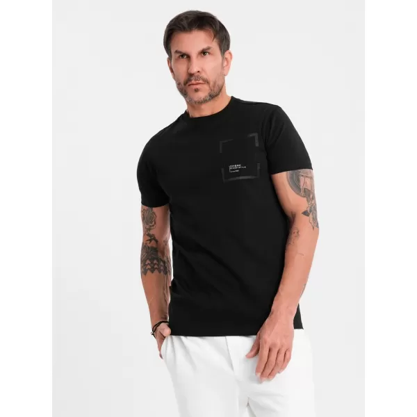  Cămaşă OMBRE OM-TSPT-0154 NEGRU 