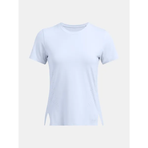  Tricou pentru femei UNDER ARMOUR LAUNCH ELITE SHORTSLEEVE 1383364-464 ALBASTRU 