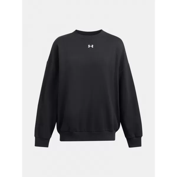  Hanorac de dama UNDER ARMOUR RIVAL FLEECE OS CREW NEGRU 