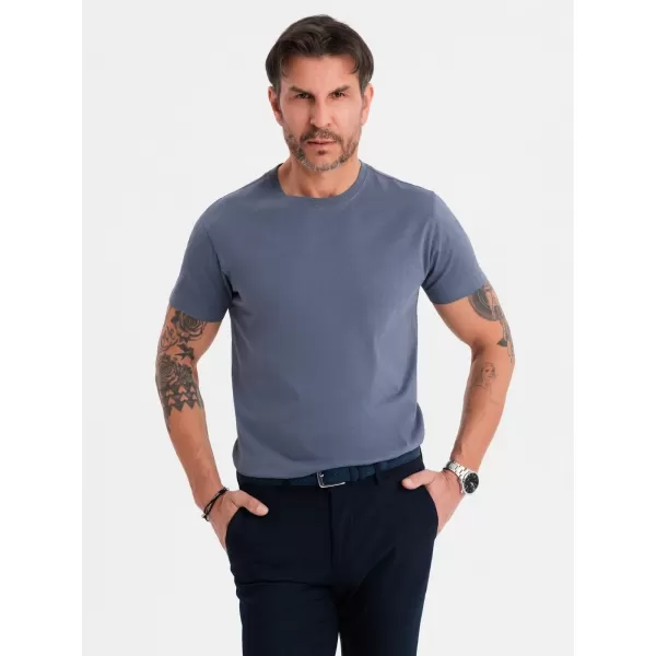  Cămaşă OMBRE OM-TSBS-0236 DENIM ALBASTRU 