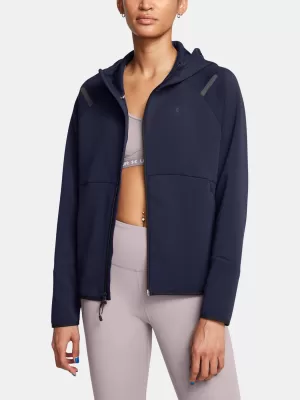 Hanorac de dama UNDER ARMOUR UNSTOPPABLE FLEECE FZ 1379842-410 ALBASTRU