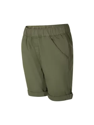 Pantaloni scurți de bumbac pentru copii ALPINE PRO NOKO VERDE