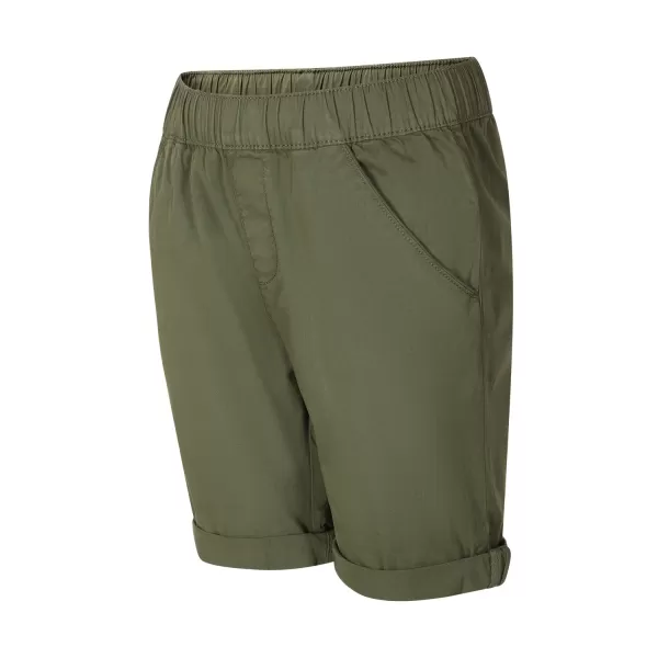  Pantaloni scurți de bumbac pentru copii ALPINE PRO NOKO VERDE 