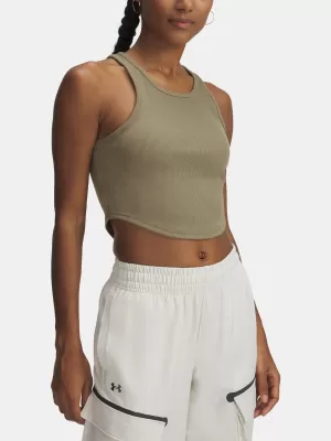 Maieu de damă UNDER ARMOUR RIVAL RIB TANK 1389798-251 MARO