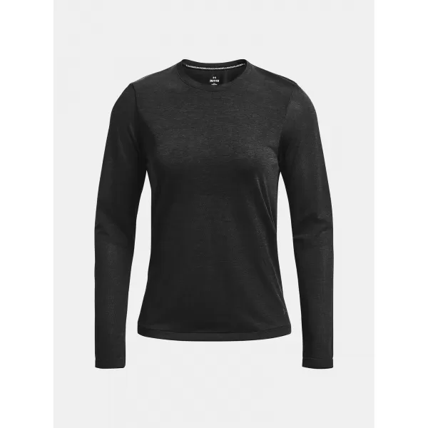  Tricou pentru femei UNDER ARMOUR SEAMLESS STRIDE LS 1375699-001 NEGRU 