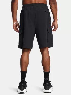 Pantaloni scurți pentru bărbați UNDER ARMOUR VIBE WOVEN CARGO SHORT 1386560-001 NEGRU