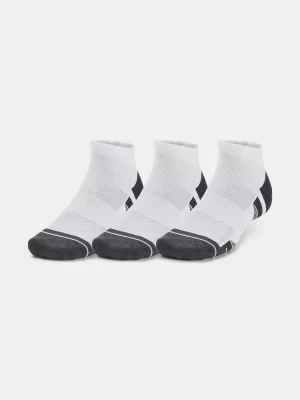 Șosete UNDER ARMOUR PERFORMANCE TECH LOW (3 PÁRY) 1379504-100 ALB