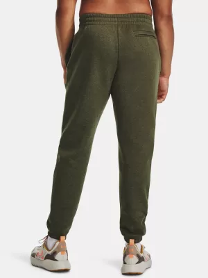 Pantaloni de trening pentru bărbați UNDER ARMOUR ESSENTIAL FLEECE JOGGER 1373882-391 VERDE