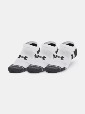 Șosete UNDER ARMOUR PERFORMANCE COTTON NS (3 PÁRY) 1379526-100 ALB