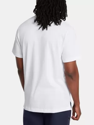 Tricou pentru bărbați UNDER ARMOUR ICON POLO 1386608-100 ALB