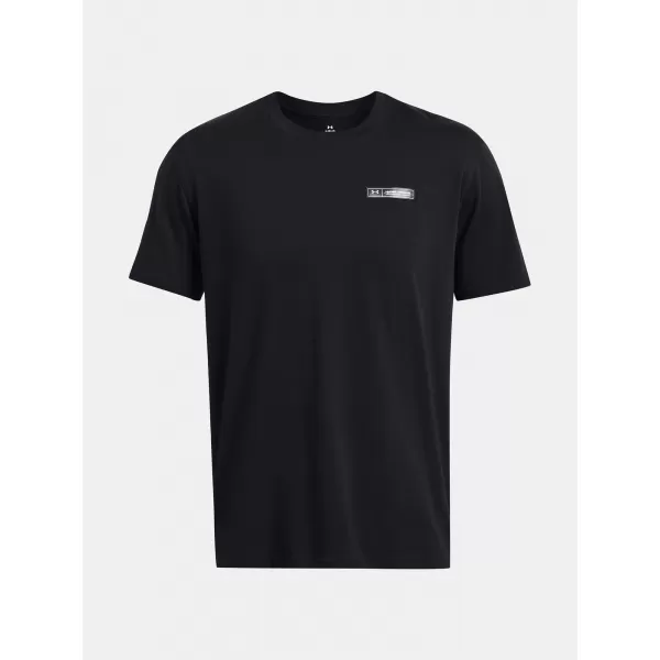  Tricou pentru bărbați UNDER ARMOUR HW ARMOUR LABEL SS 1382831-001 NEGRU 