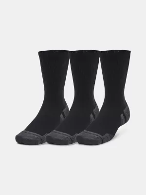 Șosete UNDER ARMOUR PERFORMANCE TECH CREW (3 PÁRY) 1379512-001 NEGRU