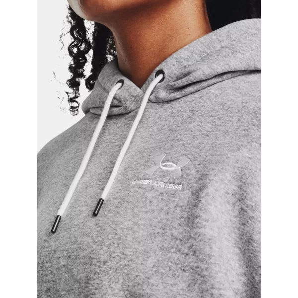  Hanorac de dama UNDER ARMOUR ESSENTIAL FLC OS HOODIE 1379495-012 GRI 