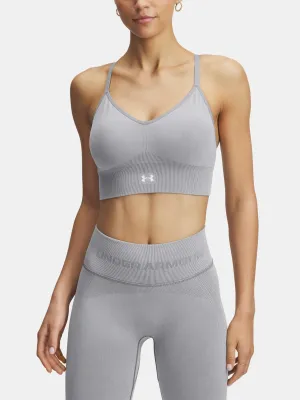 Sutien de damă UNDER ARMOUR VANISH SEAMLESS WASHED LOW 1388111-001 GRI