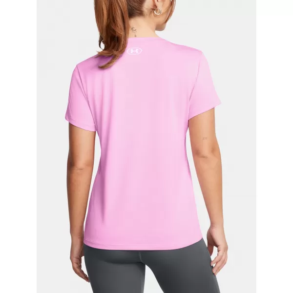  Tricou pentru femei UNDER ARMOUR TECH SSV- TWIST 1384227-638 ROZ 