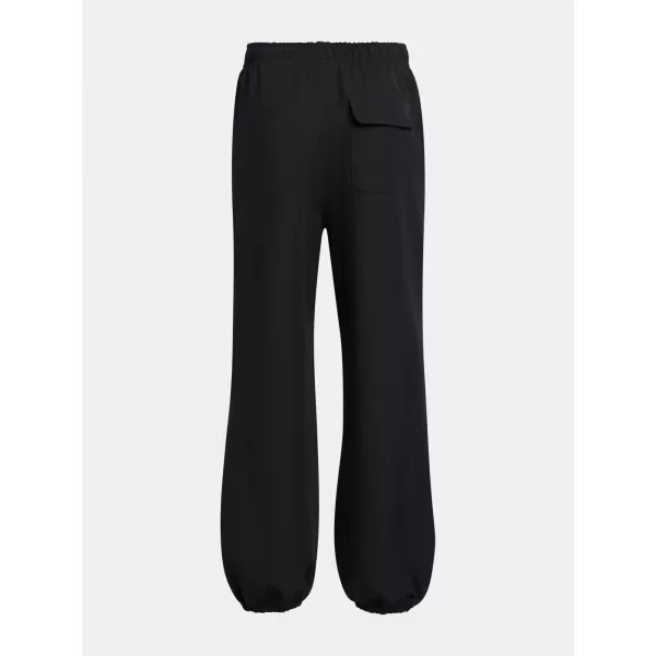  Pantaloni sport pentru fete UNDER ARMOUR UNSTOPPABLE WVN WIDE LEG 1388638-001 NEGRU 