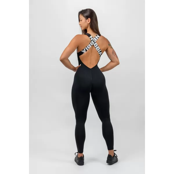  Salopeta sport GYM RAT 201 BLACK Nebbia 