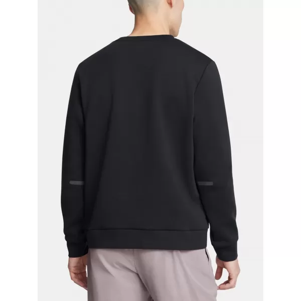  Hanorac pentru bărbați UNDER ARMOUR UNSTOPPABLE FLC CREW EU 1389351-001 NEGRU 