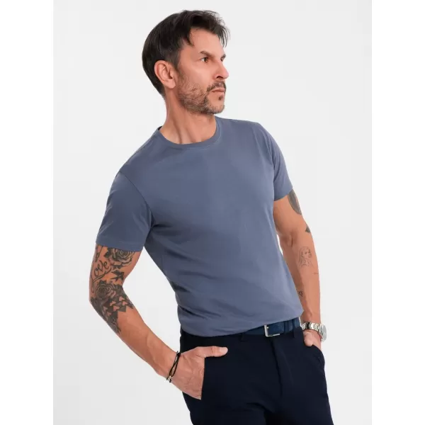  Cămaşă OMBRE OM-TSBS-0236 DENIM ALBASTRU 